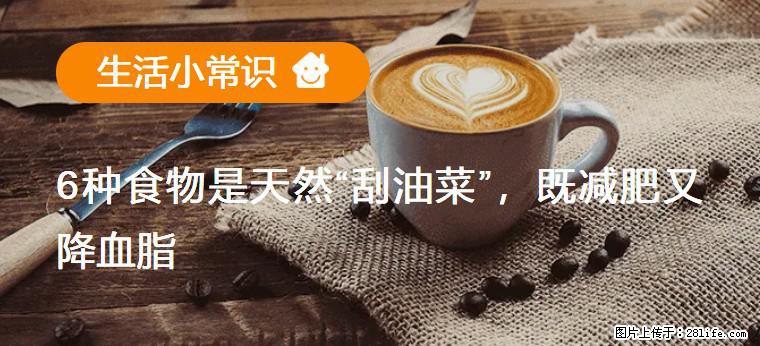 【生活小常识】6种食物是天然“刮油菜”，既减肥又降血脂 - 周口生活资讯 - 周口28生活网 zk.28life.com